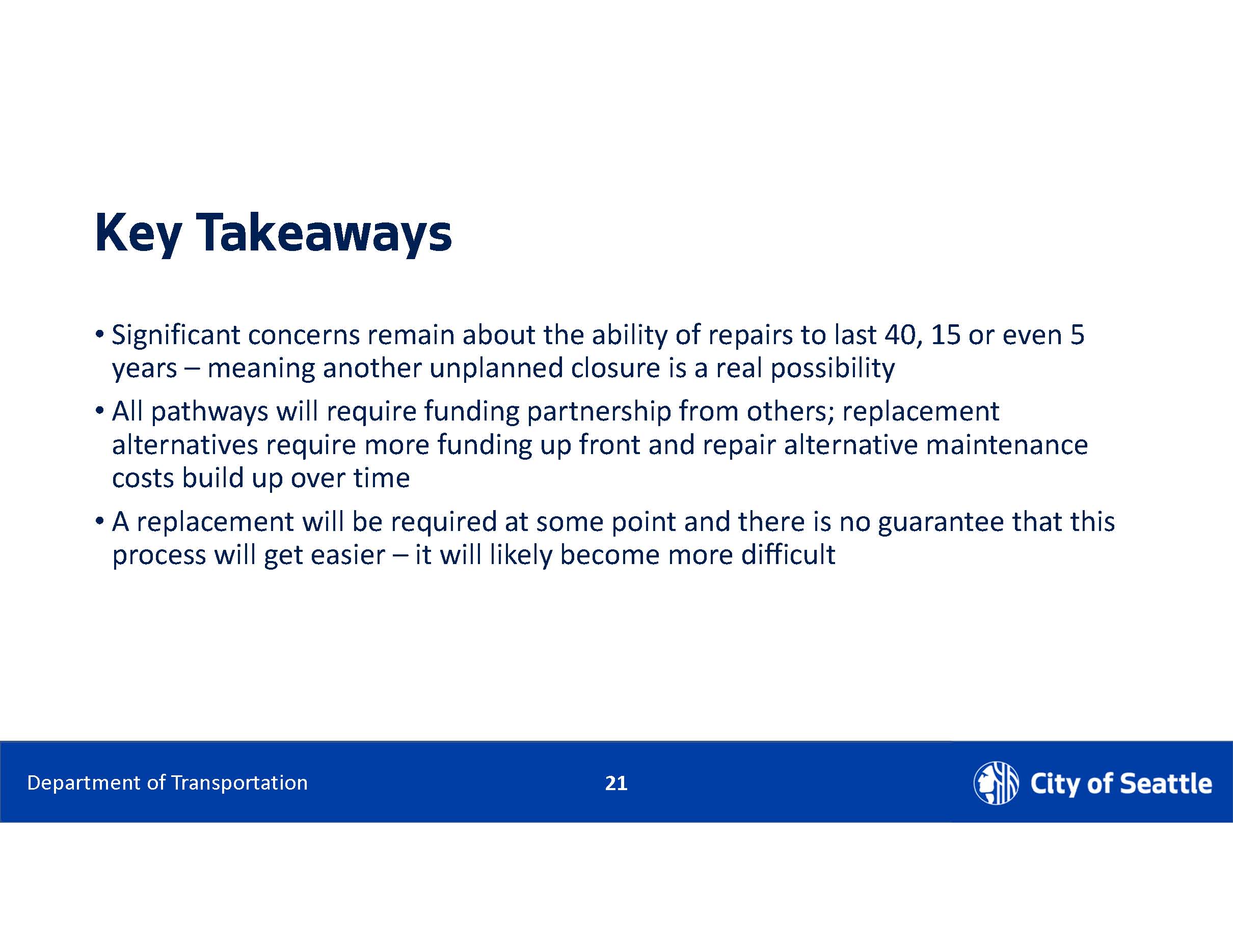 West Seattle Bridge Community Task Force meeting takes the next to last ...